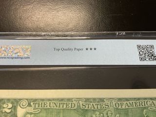 Billete 2 Dólares Radar Capicúa