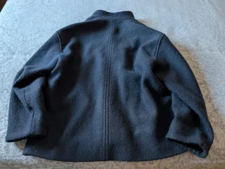 Chaqueta lana cuello alto