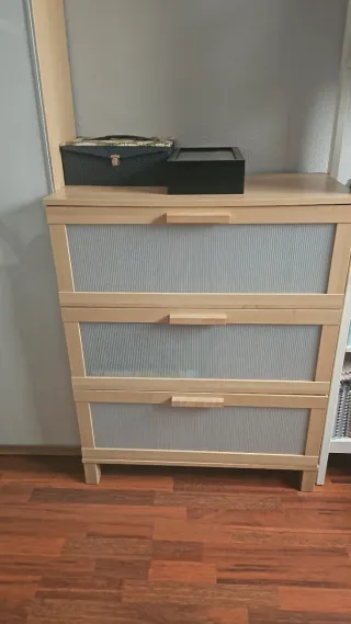 Cajonera Ikea Madera y Plástico