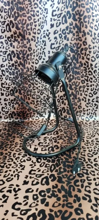 Lámpara Escritorio Retro Negra