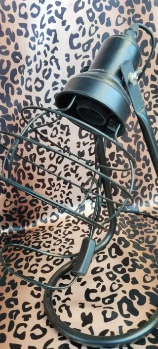 Lámpara Escritorio Retro Negra