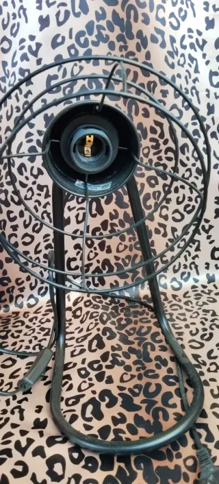 Lámpara Escritorio Retro Negra