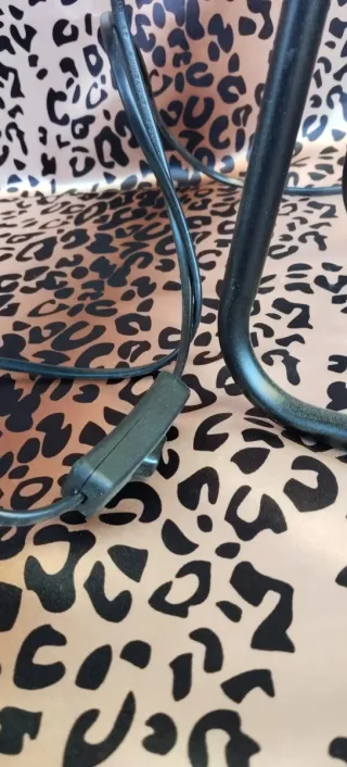 Lámpara Escritorio Retro Negra