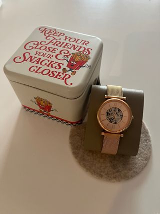 Reloj Fossil Automático Mujer Oro Rosa