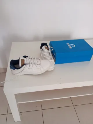 Zapatillas Reebok Mujer Blancas y Azules