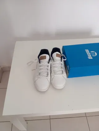 Zapatillas Reebok Mujer Blancas y Azules