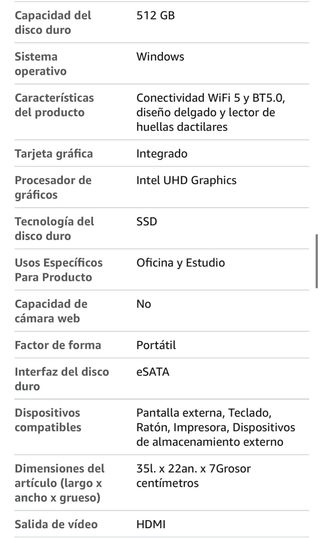 Portátil Intel WiF 5 BT5.0