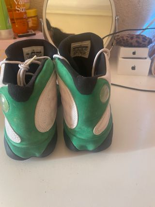 Jordan 13 Verde y Blanco