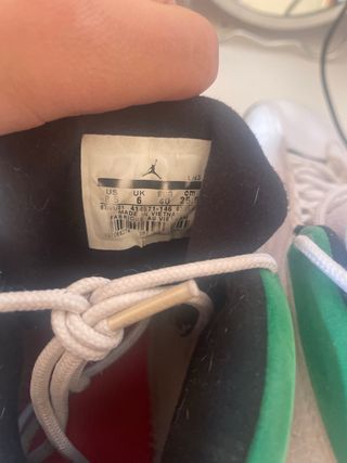 Jordan 13 Verde y Blanco