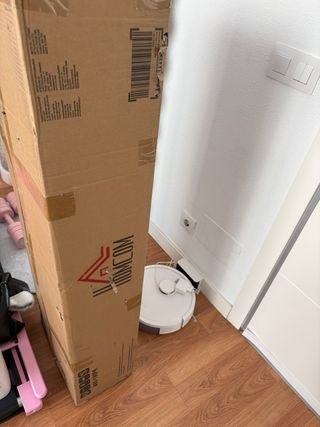 Bicicleta Estática Plegable Homcom Rosa