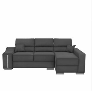 Sofá Chaiselongue Gris Tela