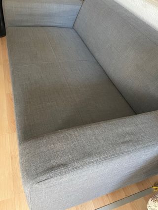 Sofá 2 plazas gris Ikea