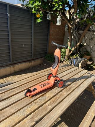 Patinete infantil 3 ruedas naranja