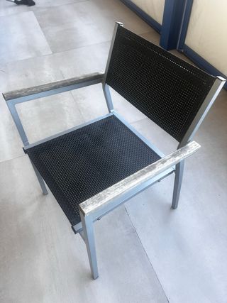 2 Sedie da esterno con braccioli