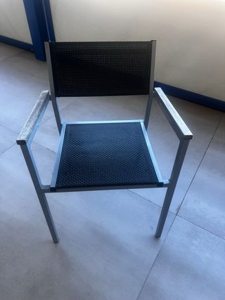 2 Sedie da esterno con braccioli