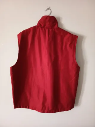 Chaleco multibolsillos rojo técnico