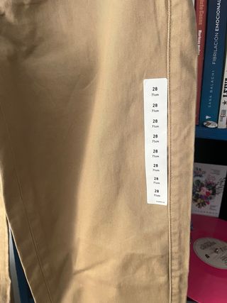 Pantalón Chino Uniqlo Beige Talla XS