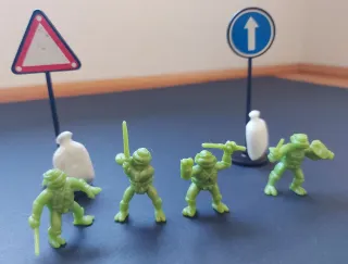 Figuras Tortugas Ninja 80S. Dunkin antiguos NUEVAS