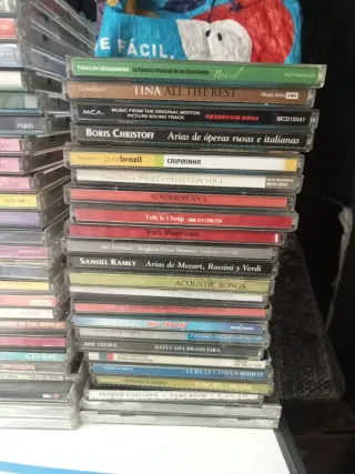Lote 150€! - 80 CDs! + 40 DVDs,  pelis, cncrts, et