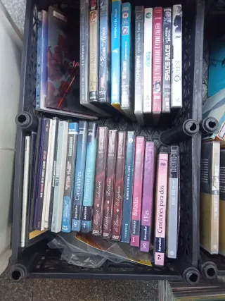 Lote 150€! - 80 CDs! + 40 DVDs,  pelis, cncrts, et
