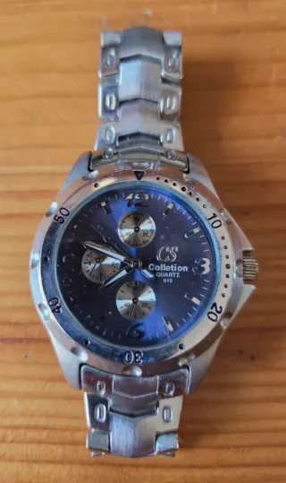 Reloj Colletion Caballero Esfera Azul