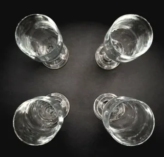 6 Copas Cava Pie Labrado 18,5 cm