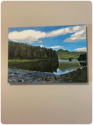 Pintura original firmada paisaje