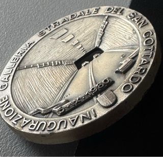 Medalha Inauguração Galleria Stradale San Gottardo