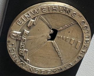 Medalha Inauguração Galleria Stradale San Gottardo