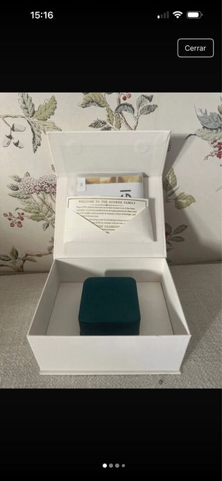 Anillo de diamantes lab grown, muy buen calidad