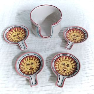 Set HandMade Tuscany Ceramica "Sole"
