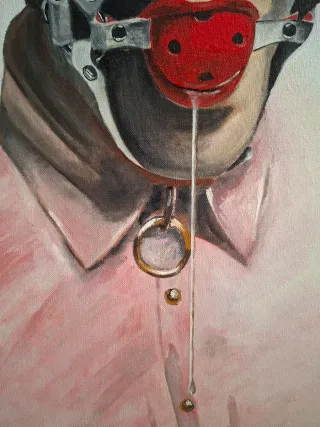Cuadro al óleo figurativo
