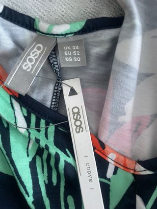 Vestido Verano ASOS Estampado Floral Talla 52