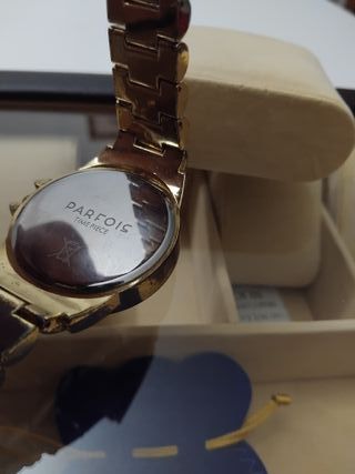 Reloj Parfois Dorado con Cristales