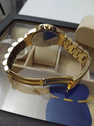 Reloj Parfois Dorado con Cristales