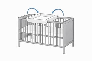 Stokke Home cuna convertible + cambiador original