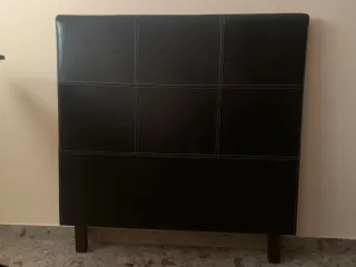 Cabecero Cama 90 Piel Sintética marron