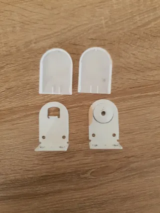 Estor enrollable translúcido ramas blancas