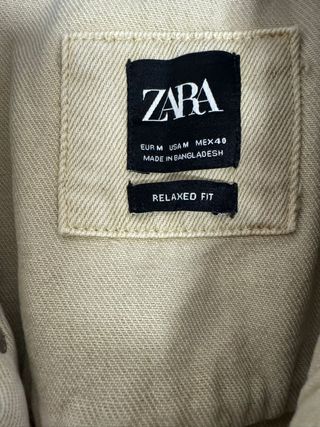 Chaqueta Zara Beige Primavera