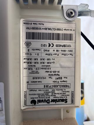 Caldera de gas Saunier Duval ThemaClassic