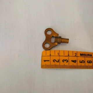 Chiave per pendolo in ottone