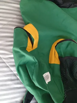 Mochila Longway Verde y Amarilla