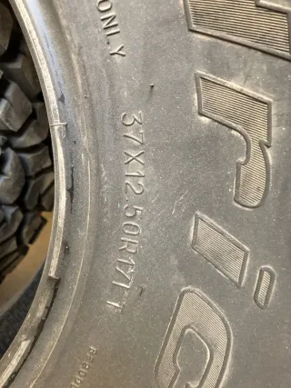 Neumáticos BFGoodrich 37x12.50R17