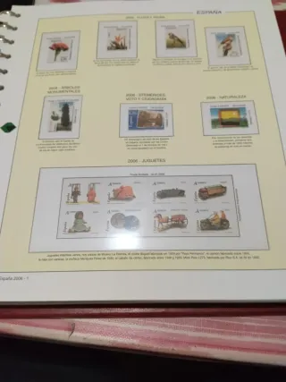 Hojas de Sellos Filabo 2006