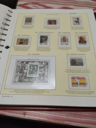 Hojas de Sellos Filabo 2006