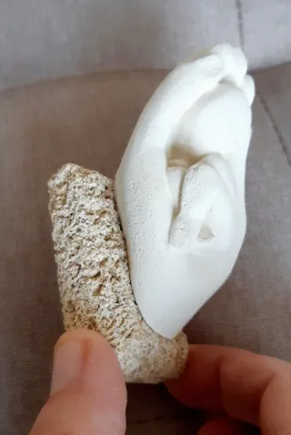 Soprammobile artigianale neonato nascita