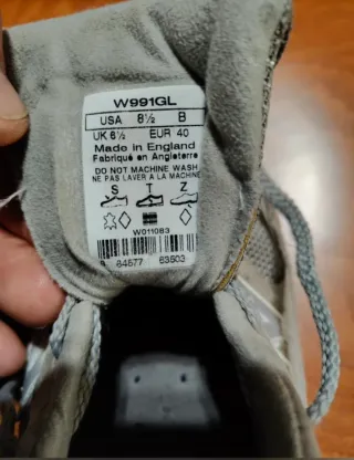 New Balance 991 Beige/Grigio Scarpe Uomo