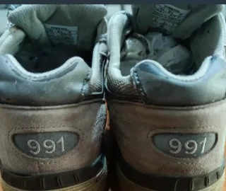 New Balance 991 Beige/Grigio Scarpe Uomo