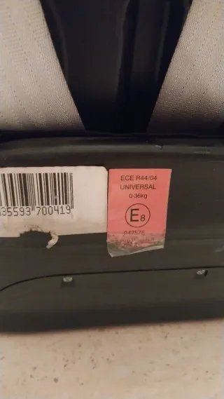 Silla de coche BQS negra