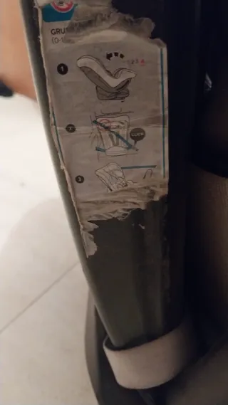 Silla de coche BQS negra